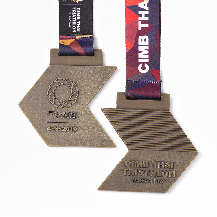 1st 2st 3st Medals 5k Sports Cheap Gold for Promotion Kids Triathlon Medal