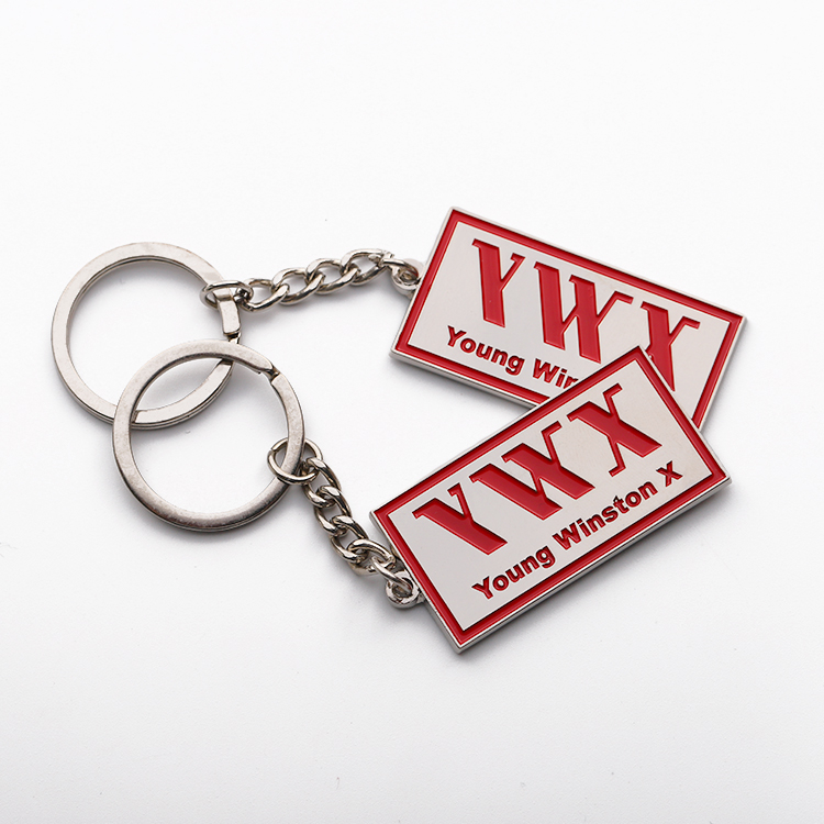 English Letters Alphabet Key Chain Letter Card Keychain