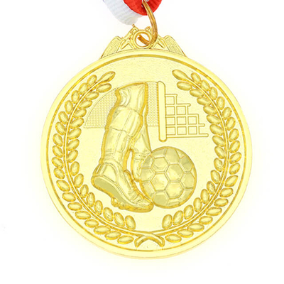 Custom Gold Sports Football Medals of Honor