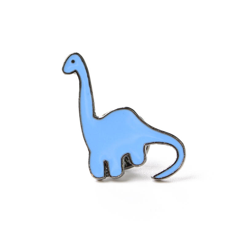 High Quality Promotional Custom Dinosaur Enamel Lapel Pin Cut Animal Badge