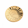 Custom Metal Mirror Effect Gold Coins