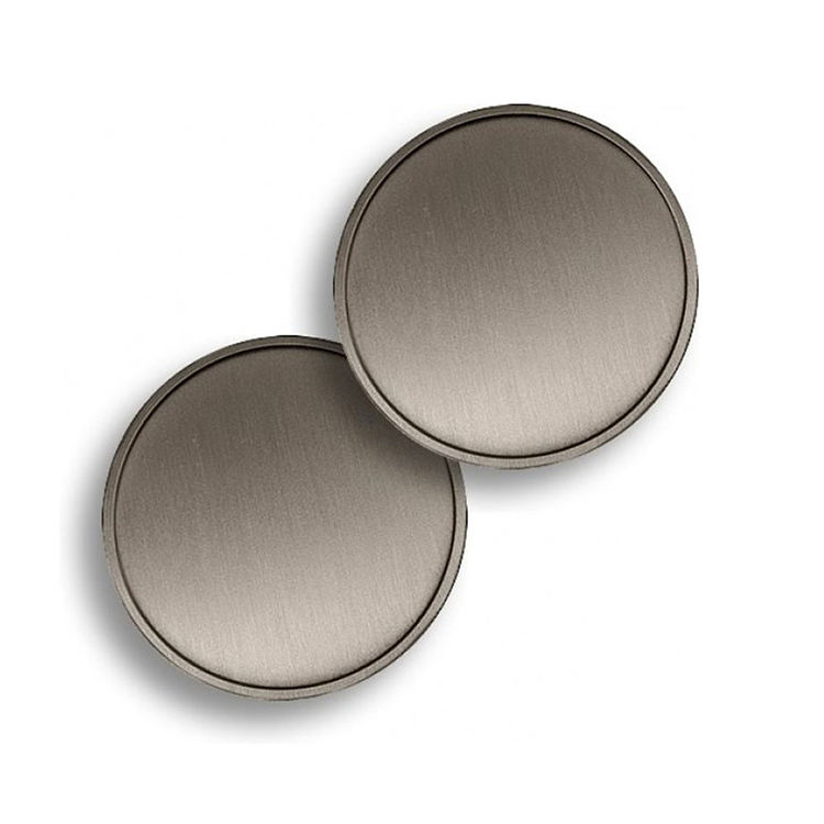 Custom Size Metal Silver logo Blank 304 Stainless Steel Coin