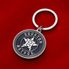 Custom Metal Black Soft Enamel Couple Key Ring Bulk logo