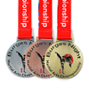 Martial Arts Chapmpionship Golden Supplier Wushu Sport Award Medal