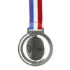 Custom Metal Silver Copper Bronze 3d Hollow Health Fitness Fun matrix Pickleball Medal