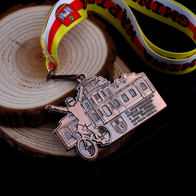 Custom Metal Mountain Bike Race Cycle Sports Medal