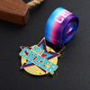Manufacture Sports Custom Rhythmic Gymnastics Medal Gold Plated Soft Enamel Metal Kids Girls Award Gymnast Medal
