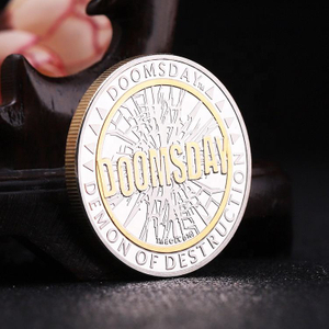 Factory Cheap Custom Silver Gold logo Sale Coins