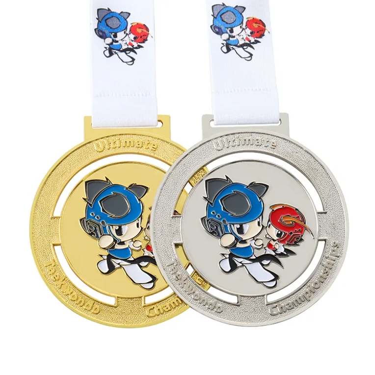 Custom Gold Silver Copper Run Race Craft Large Custom Award Medals