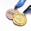 Custom Metal Run Race Gold Silver Bronze Medel