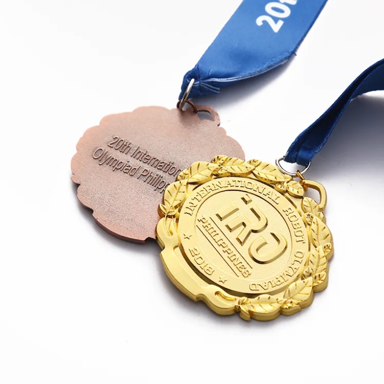Custom Metal Run Race Gold Silver Bronze Medel