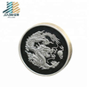 TOP Quality Business Gift Single Custom Silver 3d Antique Dragon Coins