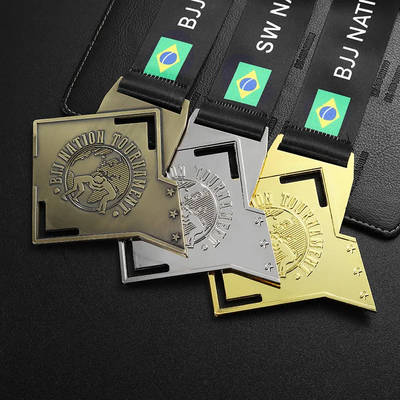 Commemorative Metal National Custom Tournament Bjj Medals