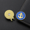 Disc Mini Wholesale Brand Name Gold Golf Ball Markers Hat Clip