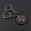 Breakfast Metal Copper Round Antique Ball Keychains