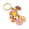 China Manufacturers Zinc Alloy Iron Metal Key Chain Custom logo Enamel Keychain