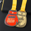 Custom High Quality 10k Finisher Half Marathon Metal Runner Medals for Marathon