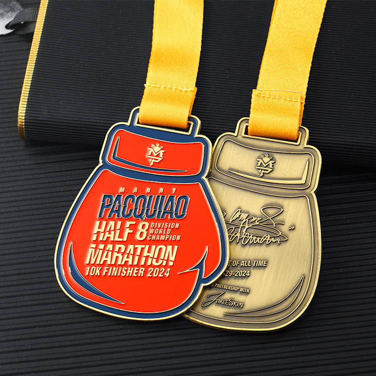 Custom High Quality 10k Finisher Half Marathon Metal Runner Medals for Marathon