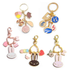 Custom Jiabo 2022 Metal Ring Promotional Keychain With logo
