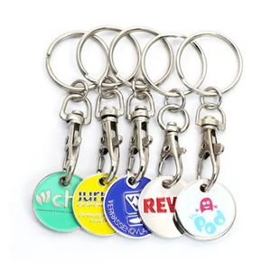Supermarket Shop Personalized Euro Trolley Token