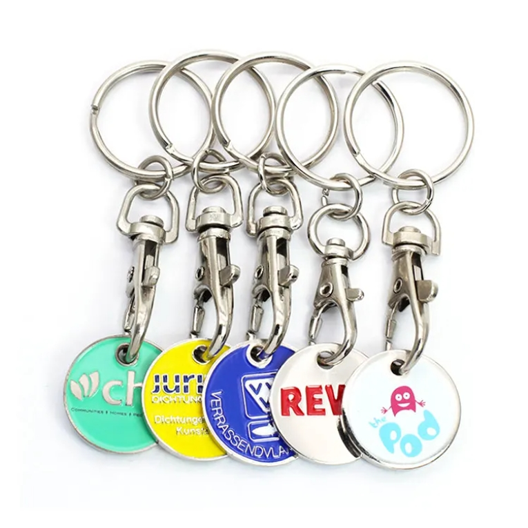 Supermarket Shop Personalized Euro Trolley Token