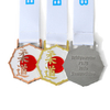 Custom Metal Gold Silver Copper Japanese Judo Medals for Adults