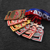 3d Soft Enamel Custom Metal Colors Grappling Federation Medal