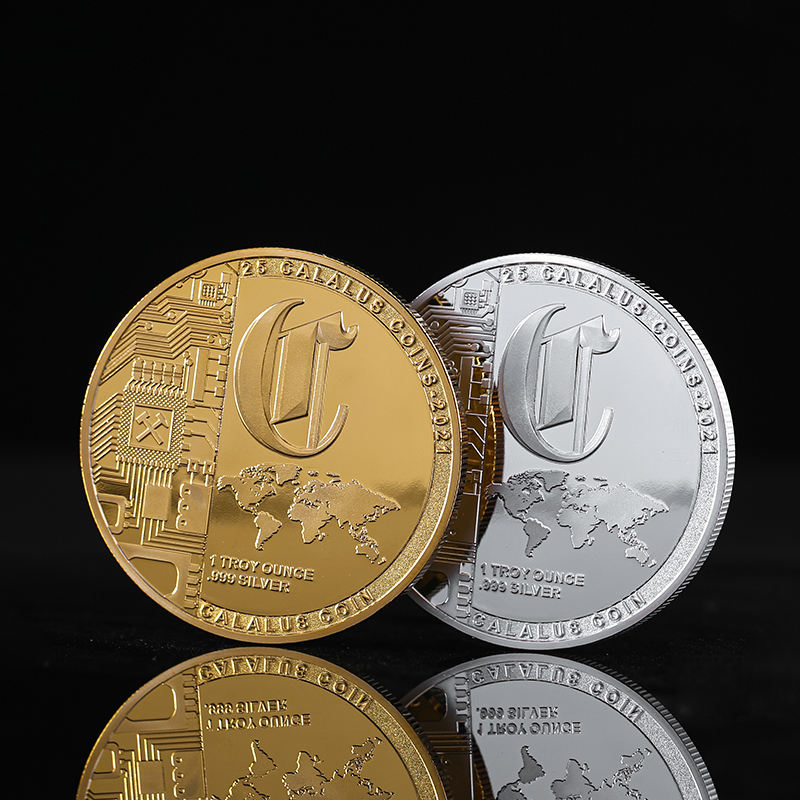 Manufacture Gold Metal Souvenir Coins Custom Gold Challenge Coin