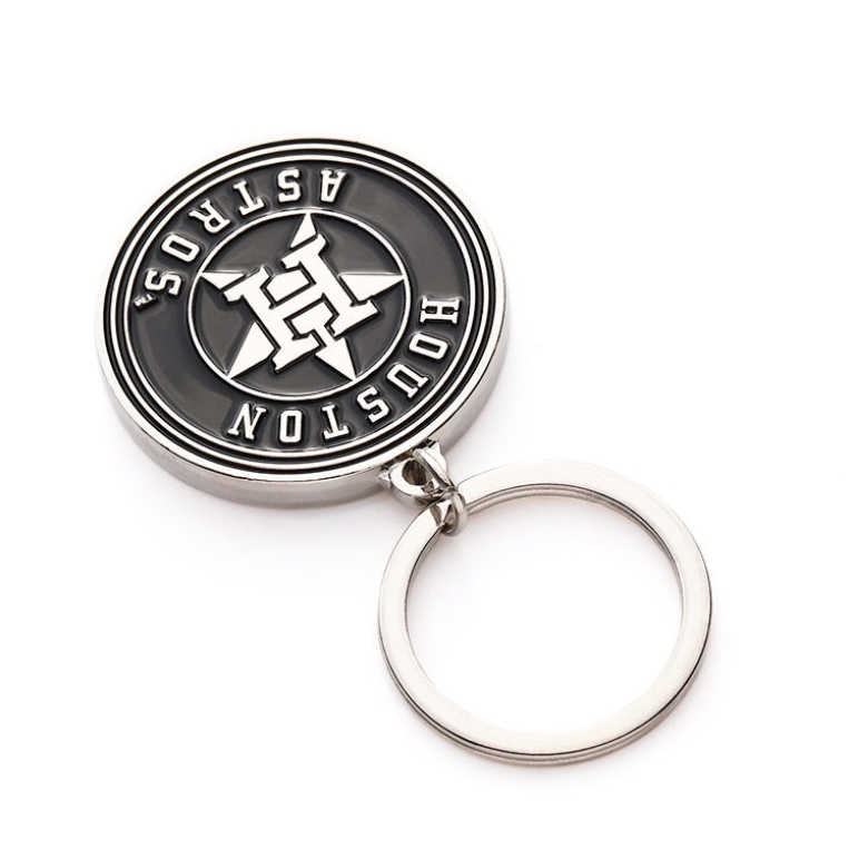 Custom Metal Black Soft Enamel Couple Key Ring Bulk logo