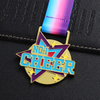 Manufacture Sports Custom Rhythmic Gymnastics Medal Gold Plated Soft Enamel Metal Kids Girls Award Gymnast Medal