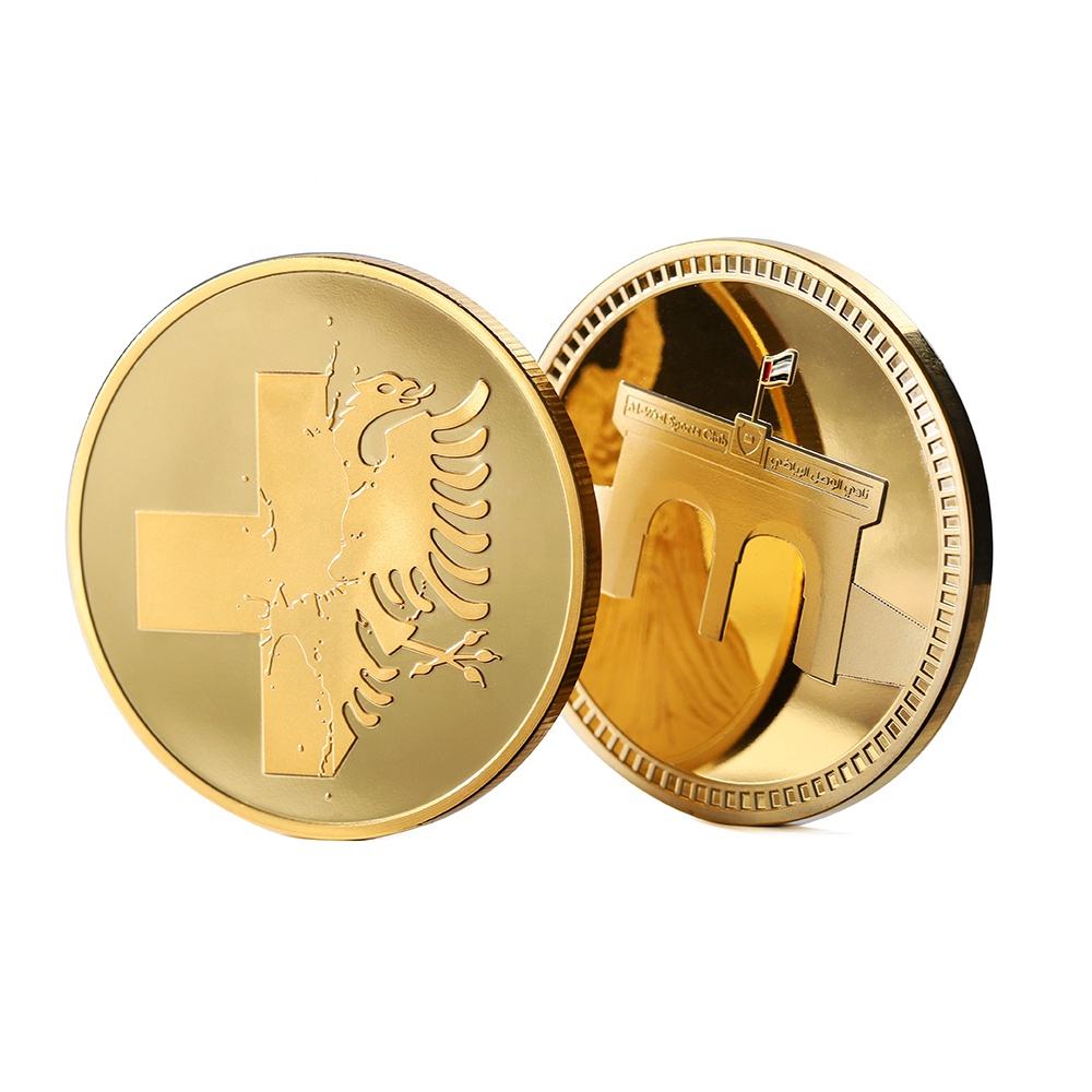 Factory Cheap Custom Silver Gold logo Sale Coins