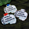 Custom High Quality Fist Shape Taekwondo Karate Metal Medals for Taekwondo Turnament
