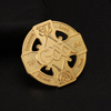 Free Coins Sample Factory Custom Bulk Cheap Gold Sliver Euro Coin