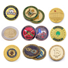 Chinese Promotional Metal Round Custom Challenge Commemorative Gold Panda Coin