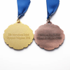 Custom Metal Run Race Gold Silver Bronze Medel
