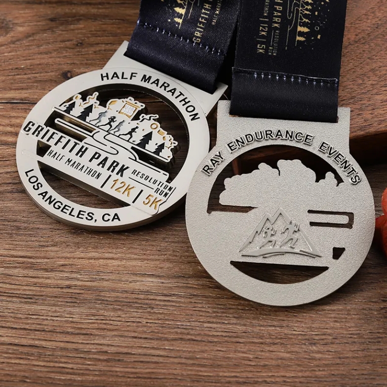 2025 Running Race Los Angeles Park 5k 12k Half Marathon Medal