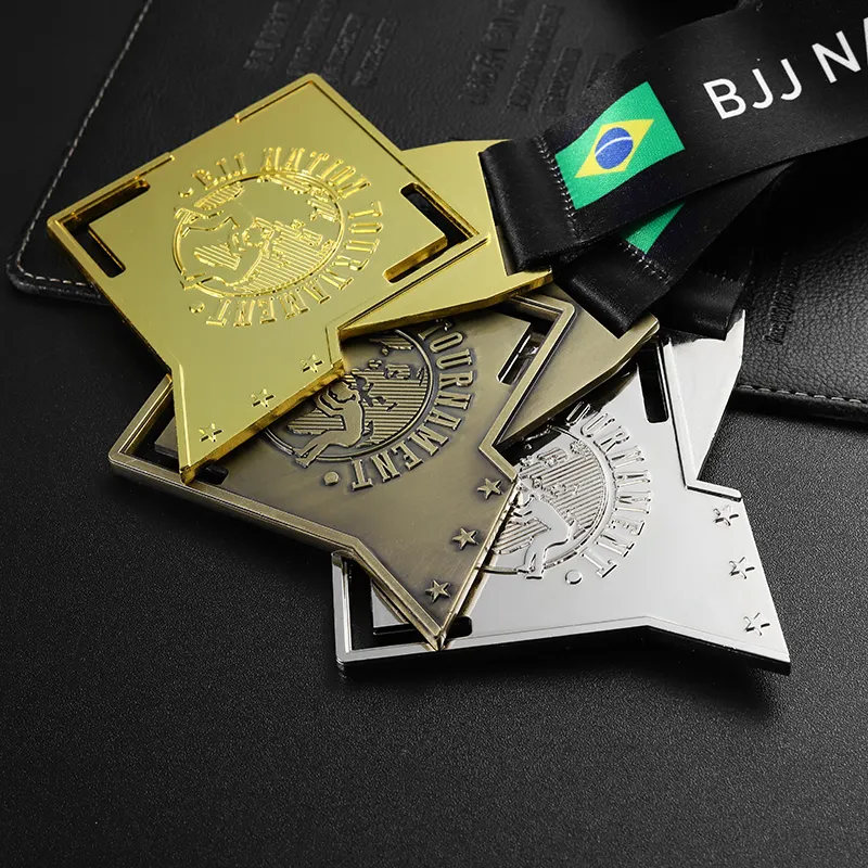 Commemorative Metal National Custom Tournament Bjj Medals