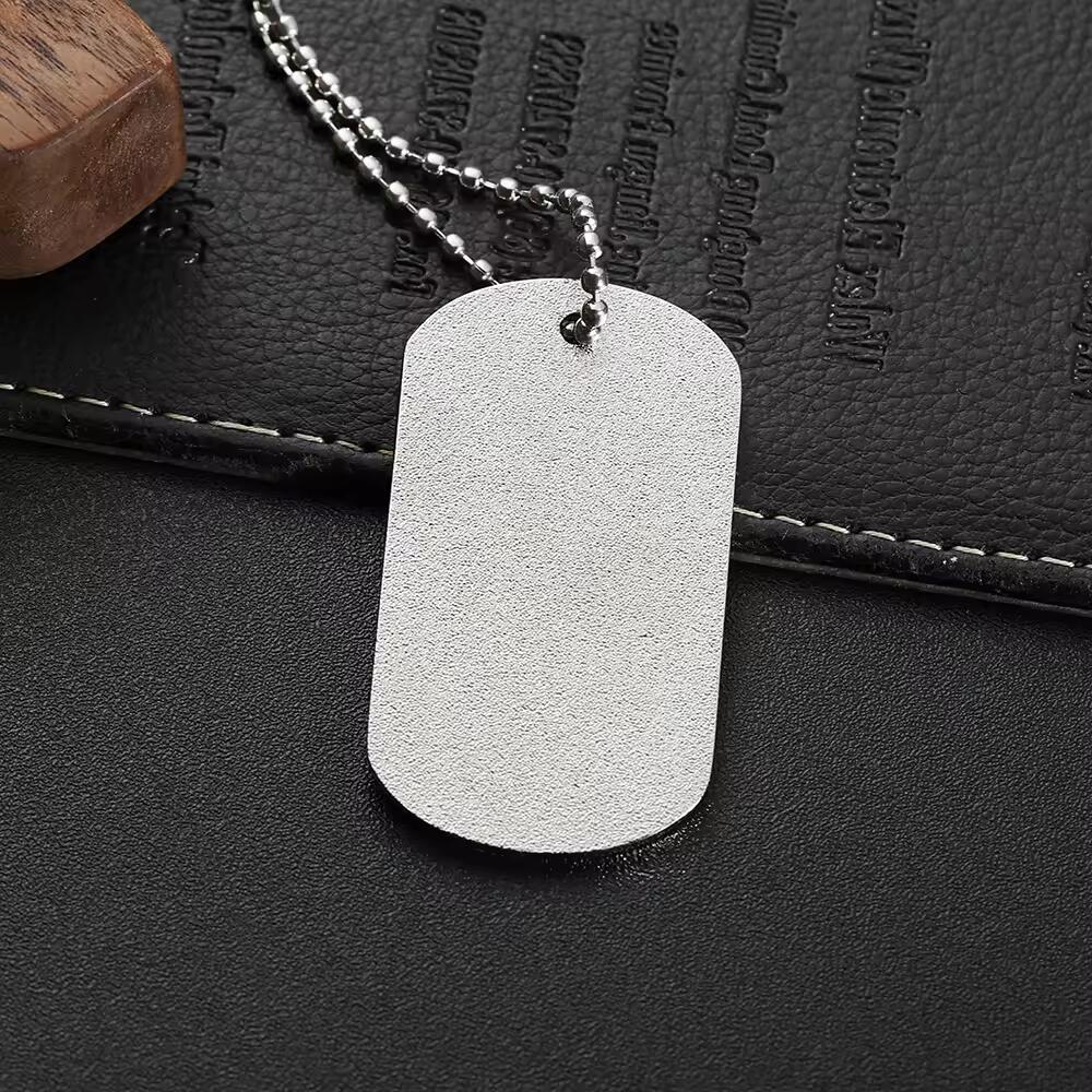 Custom Soft Enamel Silver Metal Logo Top Quality Dog Tags