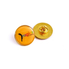 Promotion Custom Orange Epoxy Dome Coated Lapel Pin