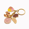 China Manufacturers Zinc Alloy Iron Metal Key Chain Custom logo Enamel Keychain