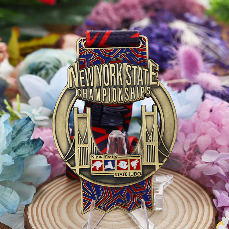 Personalized Medal Medals Sports Award Metal 3d Zinc Alloy Hollow Custom Jiu Jitsu Judo Taekwondo Karate Medalla Medal