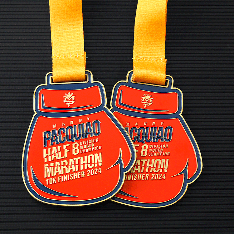Custom High Quality 10k Finisher Half Marathon Metal Runner Medals for Marathon