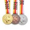 Metal Award Sports Custom 3d Hands Shape Climbing Trophies Medal