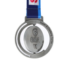 Custom Metal Silver 3d Soccer Spin Medal