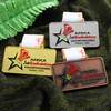 Custom Gold Silver Bronze Metal Badminton Championship Medal with Printed Ribbon