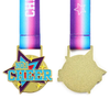 Custom Metal Golden No.1 Cheer Metal Gold Star Medal