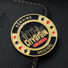 Metal Gold Luxury Custom logo Cheap Poker Chips Set