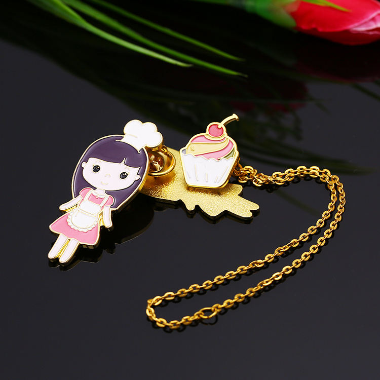 High Quality Metal Soft Enamel Small Brass Top Quality Badges