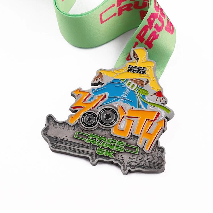 Children Champions League Bike Race Medal for Kids Sports Medals