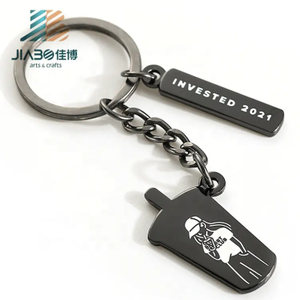 Hard Enamel Custom logo Metal Mini Cute Cartoon Pearl Keyring Boba Milk Tea Cup Keychain/boba Tea Key Chain
